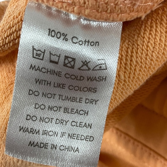 Eubi Peach Popsicle Shorts Size Medium Cotton Drawstring Ice Cream Patch - Picture 12 of 12